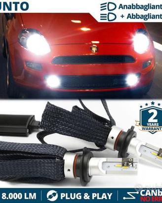 Kit Luci LED H4 Bianche per FIAT PUNTO 199 CANbus