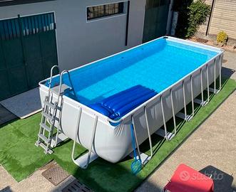 piscina Bestway Steel rettangolare 640x274x132