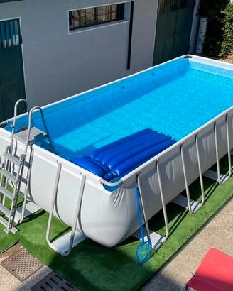 piscina Bestway Steel rettangolare 640x274x132