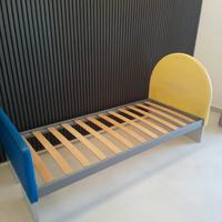 Letto singolo a cassettone 