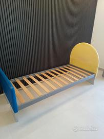 Letto singolo a cassettone 