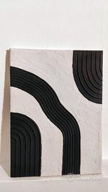 Quadro materico astratto