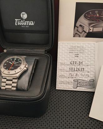 Tutima 677.01 Military 43mm vintage full set nuovo