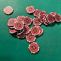 25 Fiches cips poker professionali