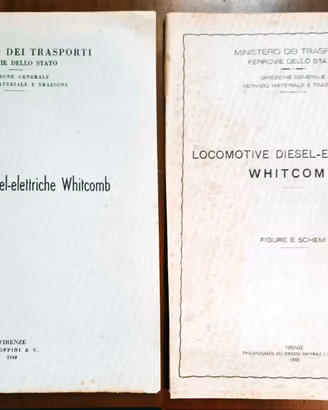 LOCOMOTIVE DIESEL-ELETTRICHE WHITCOMB. Ediz. 1948.