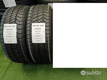 2 gomme 195 60 16C BARUM INV RIF2293
