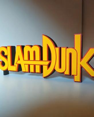 Scritta logo Slum Dunk decorazione SlamDunk