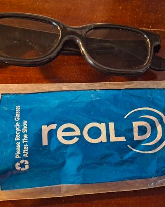 N.2 occhiali 3D. RealD. 