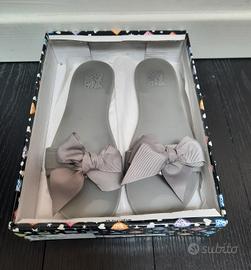 Ciabatte grigio perla