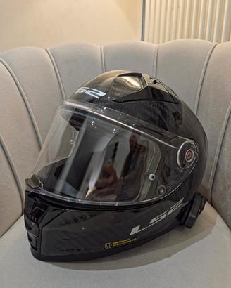 Casco LS2 VECTOR II CARBON  nero lucido