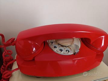 TELEFONO LILLO FACE STANDARD ROSSO ANNI 70