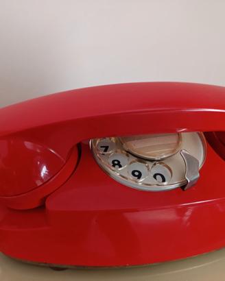 TELEFONO LILLO FACE STANDARD ROSSO ANNI 70