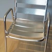 Sedia in alluminio