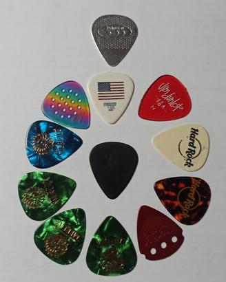12 plettri per chitarra