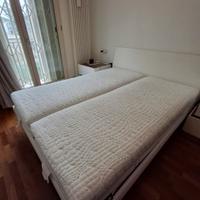 Due materassi singoli sfoderabili e lavabili