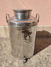 Contenitore per olio in acciaio inox – 50 litri