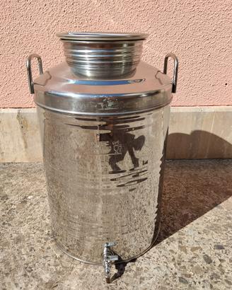 Contenitore per olio in acciaio inox – 50 litri