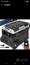 frigo 12v portatile 60l con compressore e batteria