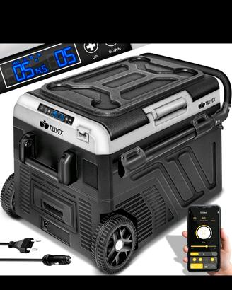 frigo 12v portatile 60l con compressore e batteria