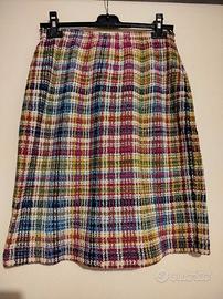 Gonna a quadri Missoni elasyico iin vita