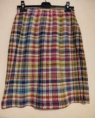 Gonna a quadri Missoni elasyico iin vita