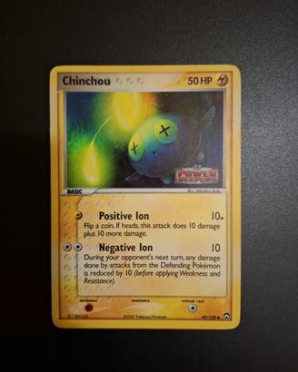 Chinchou Holo 49/108 Pokemon EX Power Keepers 2007