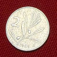 Moneta 2 lire 1955 Ape