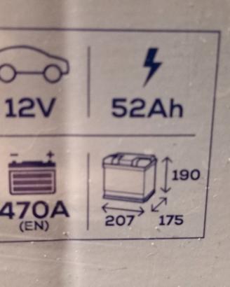 Batteria Norauto 52 Ah 7 mesi