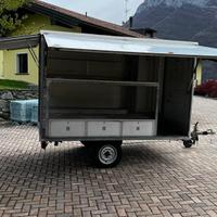 Carrello attrezzato per trasporto gokart