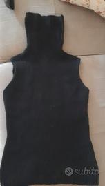 Gilet collo alto mi sto lana Mohair