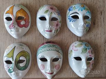 mascherine veneziane dipinte a mano