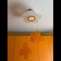 Lampadario farfalle stanzetta ragazzi