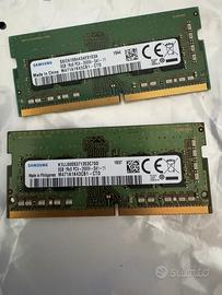 Ddr4 2×8gb 16gb ram Samsung sodimm