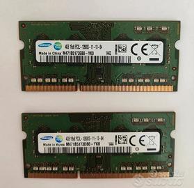 RAM sodimm DDR3 Samsung 1600mhz (notebook)