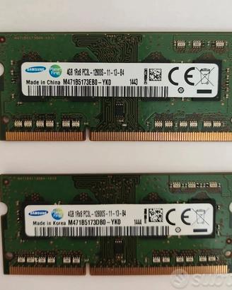 RAM sodimm DDR3 Samsung 1600mhz (notebook)