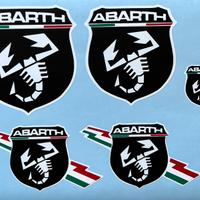 Kit copriloghi 500/595 Abarth Nero-Bianco