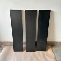 LACK Mensola, marrone-nero, 110x26 cm