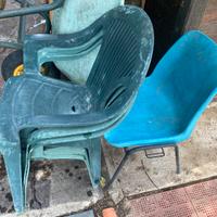 Sedie giardino plastica