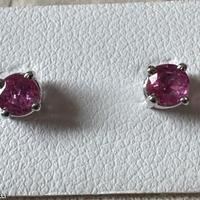 PAIO ORECCHINI IN ORO 18kt. CON RUBINI BIRMANI