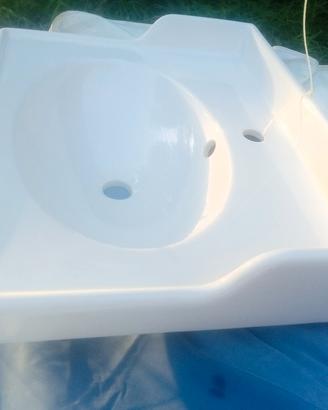Lavandino Ikea 60cm, bianco ceramica. Mai usato 