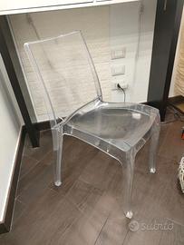Sedie plexiglass