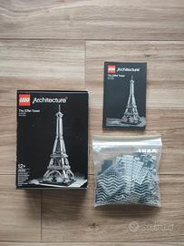 Lego 21019 the Eiffel Tower aperta