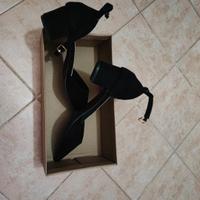 scarpe con tacco basso nere