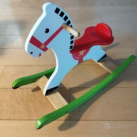 Cavallino a dondolo in legno Janod "Filou"
