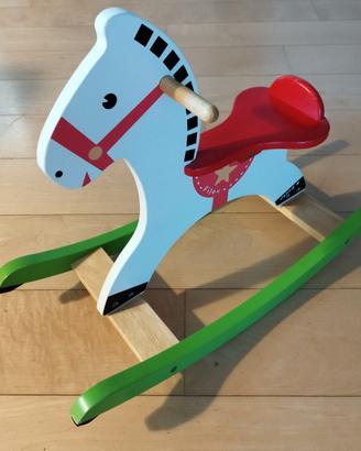 Cavallino a dondolo in legno Janod "Filou"