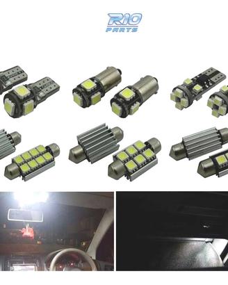 KIT 12 LAMPADE LED INTERNE PER VOLKSWAGEN VW POLO 