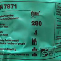 Canotto gonfiabile 280cm 3 posti