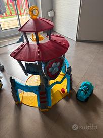 Quartiere generale dino con effetti sonori