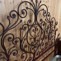 Letto Matrimoniale Vintage anni '60 in Ferro + Ret