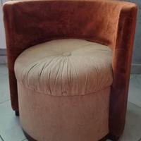 Poltroncina vintage anni '70 tessuto.